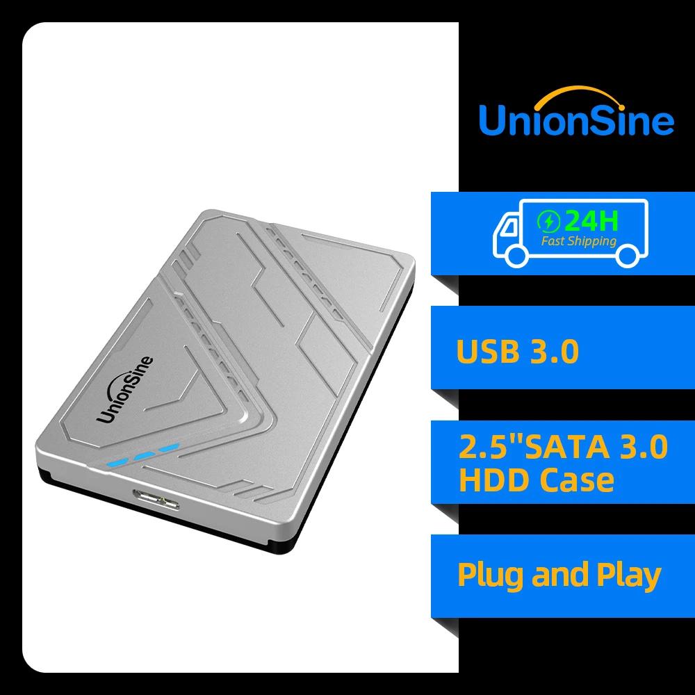 UnionSine PC ƮϿ HDD ̽, 2.5 ġ USB 3.0 HDD Ŭ, 2.5 ġ  Ʈ SATA 6Gps SSD ϵ ̺ Ŭ  6TB